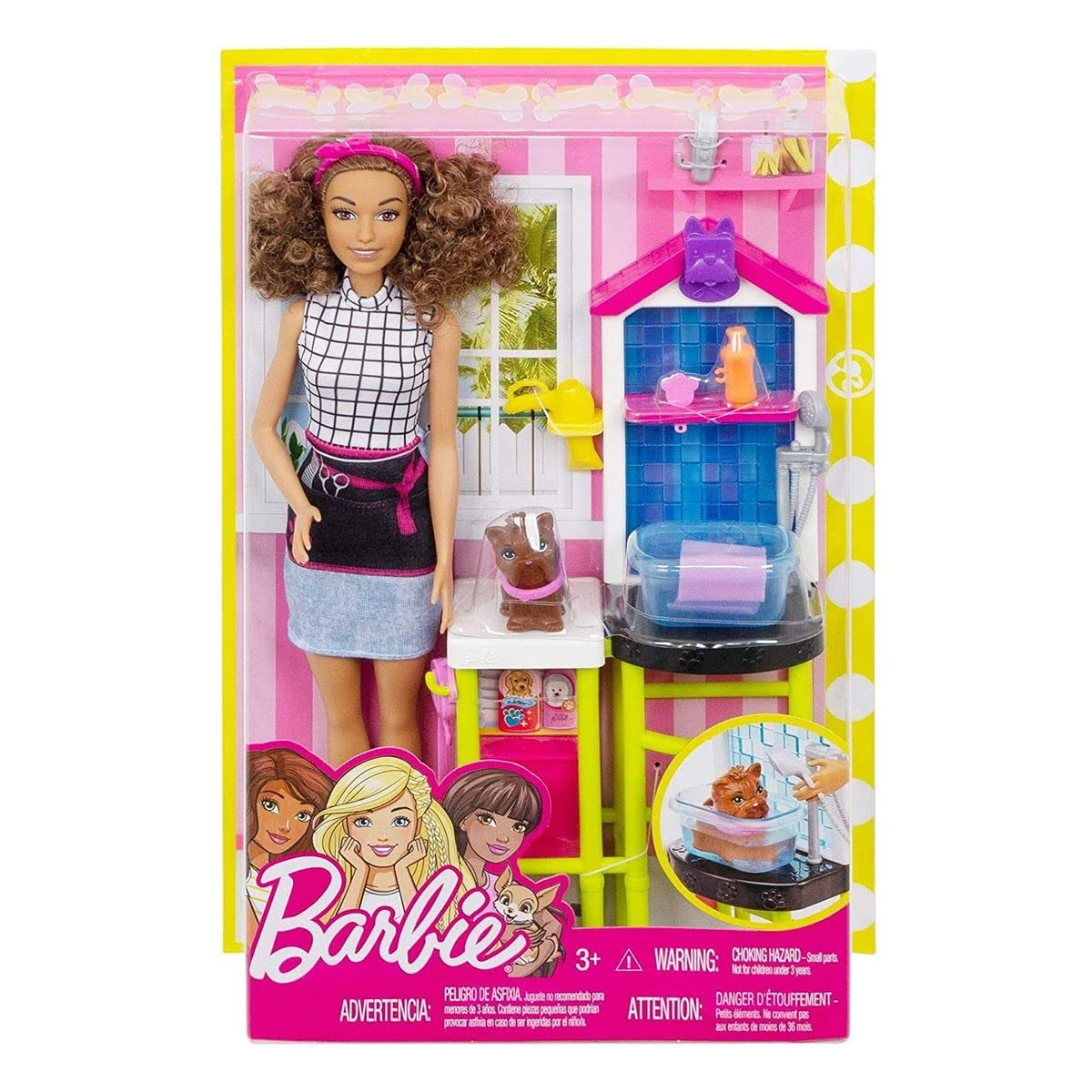 Dolls and Playsets with Job-Themed Furnishings and Accessories - Multicolour 13 piece(s) Ages 3+