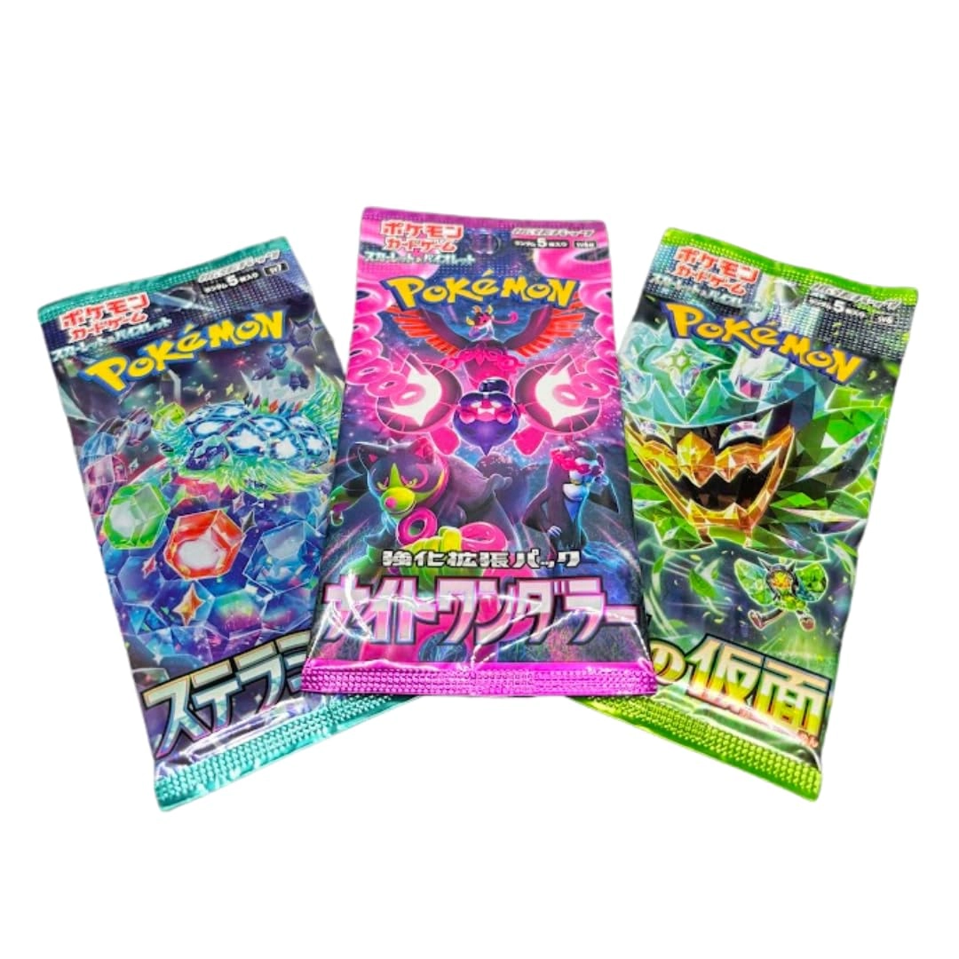 Pokemon Booster Pack - Japanese 3pcs