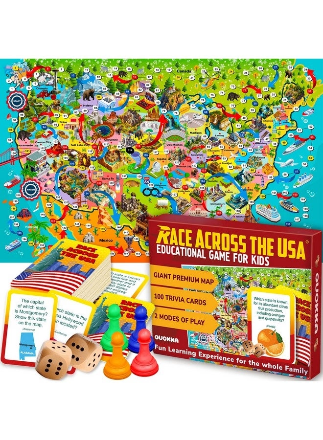 quokka Board Game - Learning Educational Geography 120 Question Cards