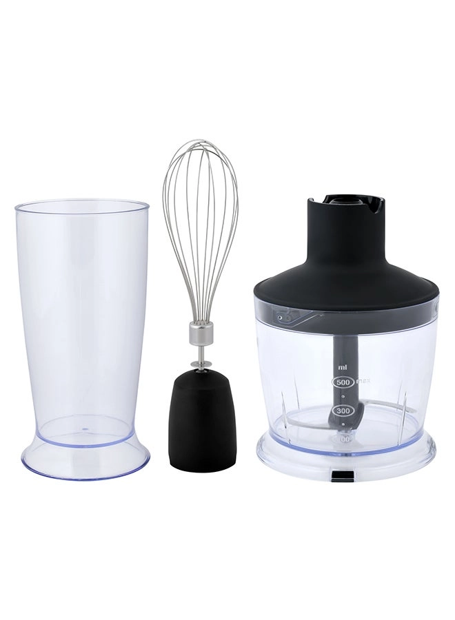 Prestige Hand Blender - Stainless Steel, Includes chopper & whisk