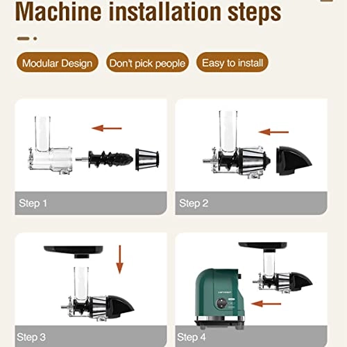 Masticating Juicer - 150 watts 0.6 Liters