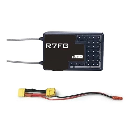 7 Channel Dual Antenna Receiver - Built-in Gyro Compatible with R7FG 2.4G