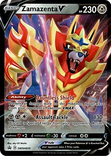 Zamazenta V SWSH019 + Toploader
