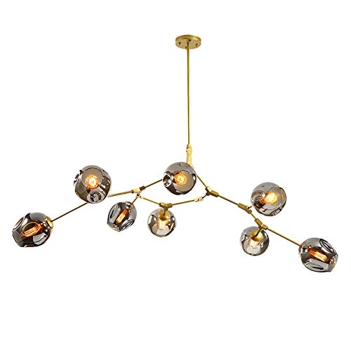 E27 Minimalist Bubble Ball Glass Chandelier