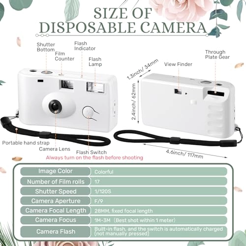 Disposable Camera - 35mm 200ISO 17 exposures