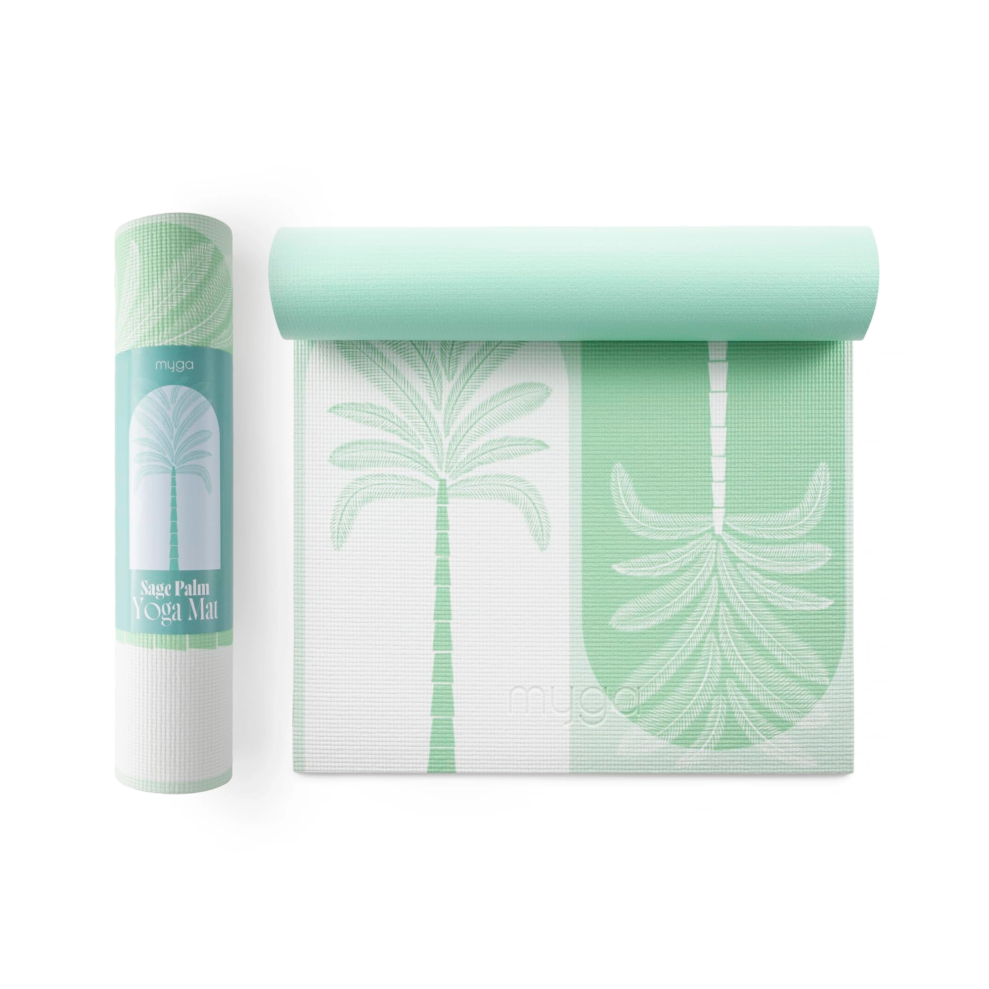 Myga Printed Yoga Mat - Polyvinyl Chloride 6mm