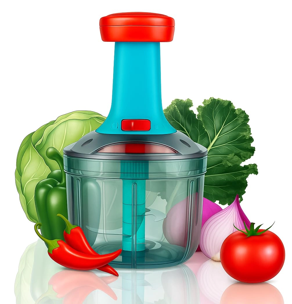 YOUONE INDIA hand push vegetable chopper - 1 Liters 4