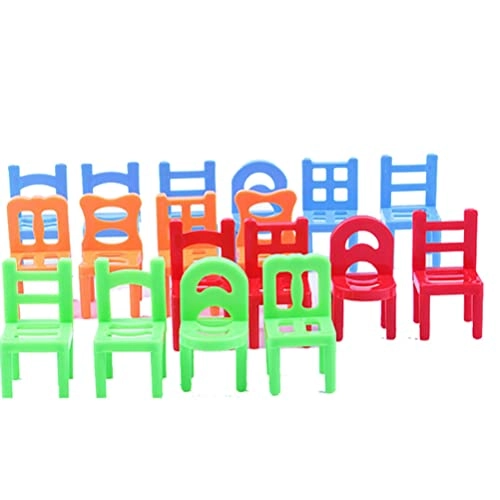 Balancing Chairs Stacking Game - 18 months - 3 years 18 pieces