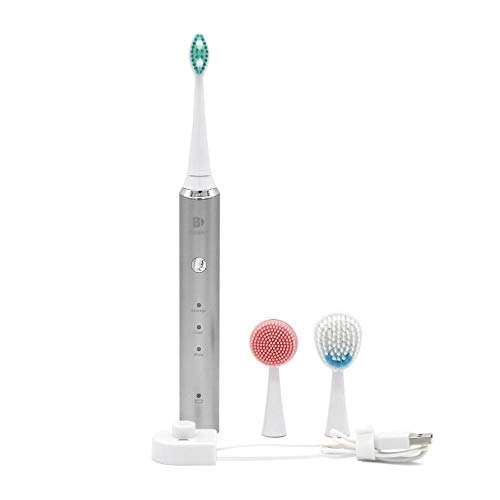 3 In 1 Multifunctional Women Beauty Electric Toothbrush - Rose Gold 3 Cleaning Modes