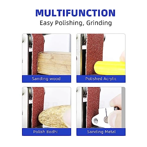 Mini Belt Sander - 7 Variable Speed 10 Sanding Belts