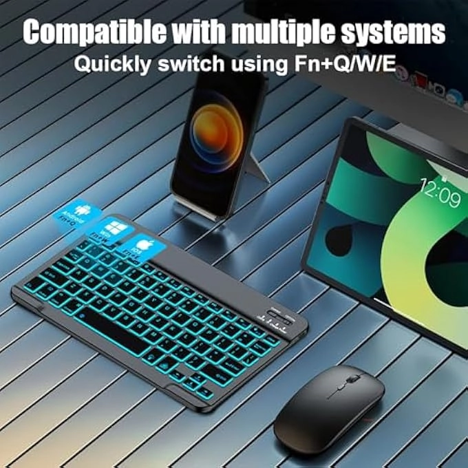 Backlit Bluetooth Keyboard - Wireless