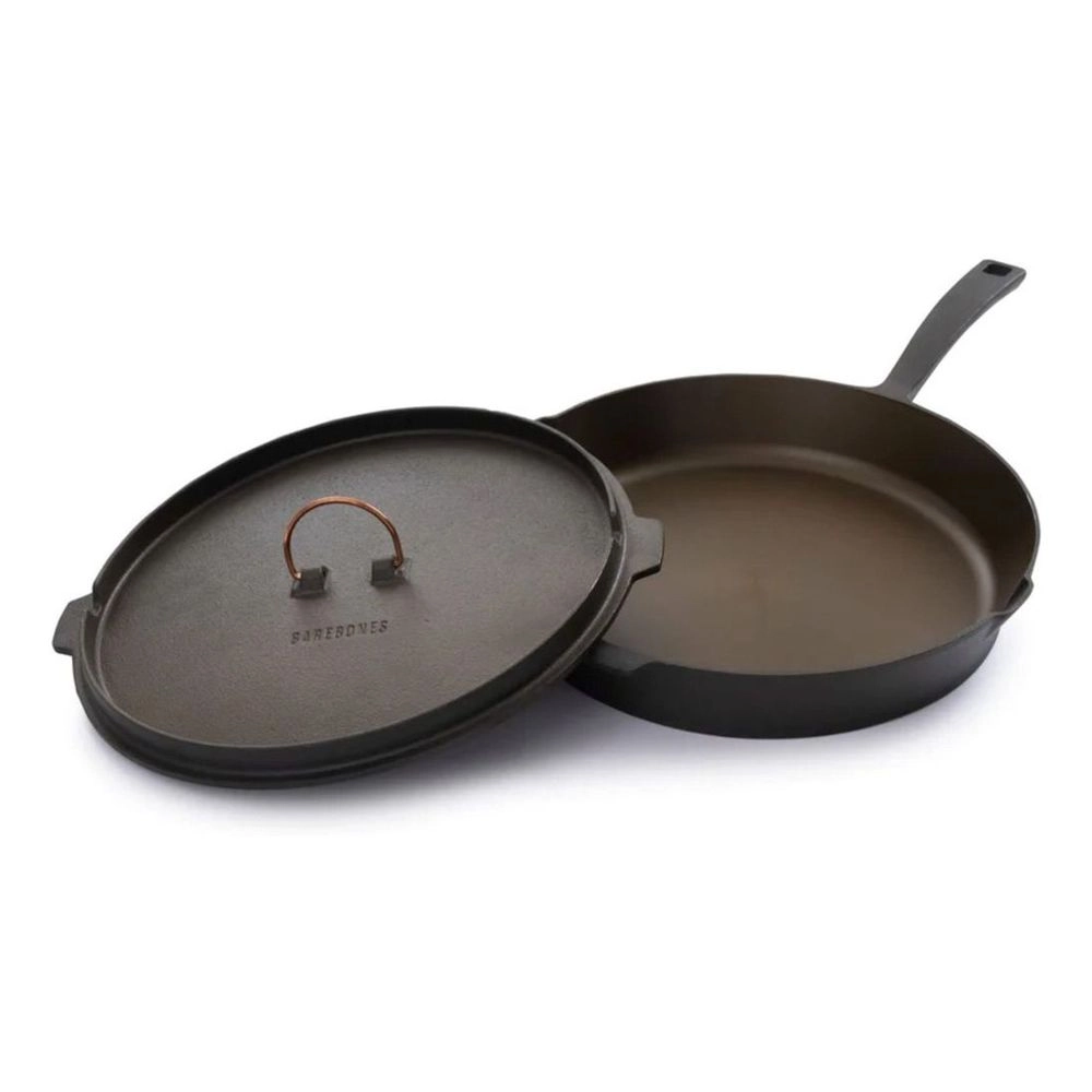BAREBONES All In One Cast Iron Skillet