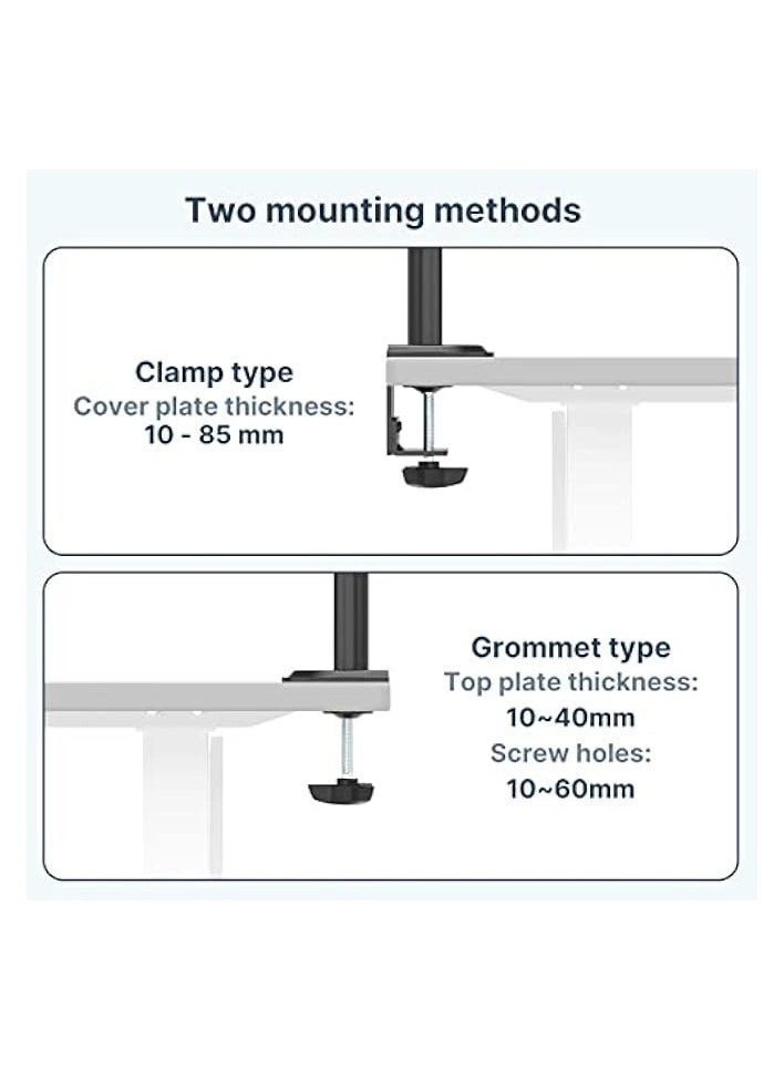 Dual Monitor Stand - 32 inch 75mm x 75mm 100mm x 100mm