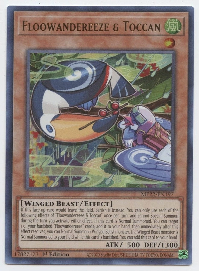 Yu-Gi-Oh! Floowandereeze & Toccan MP22-EN197