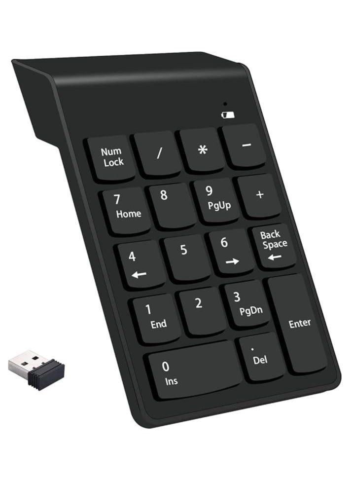 erorex Numeric Keypad - Wireless 2.4GHz 18 keys