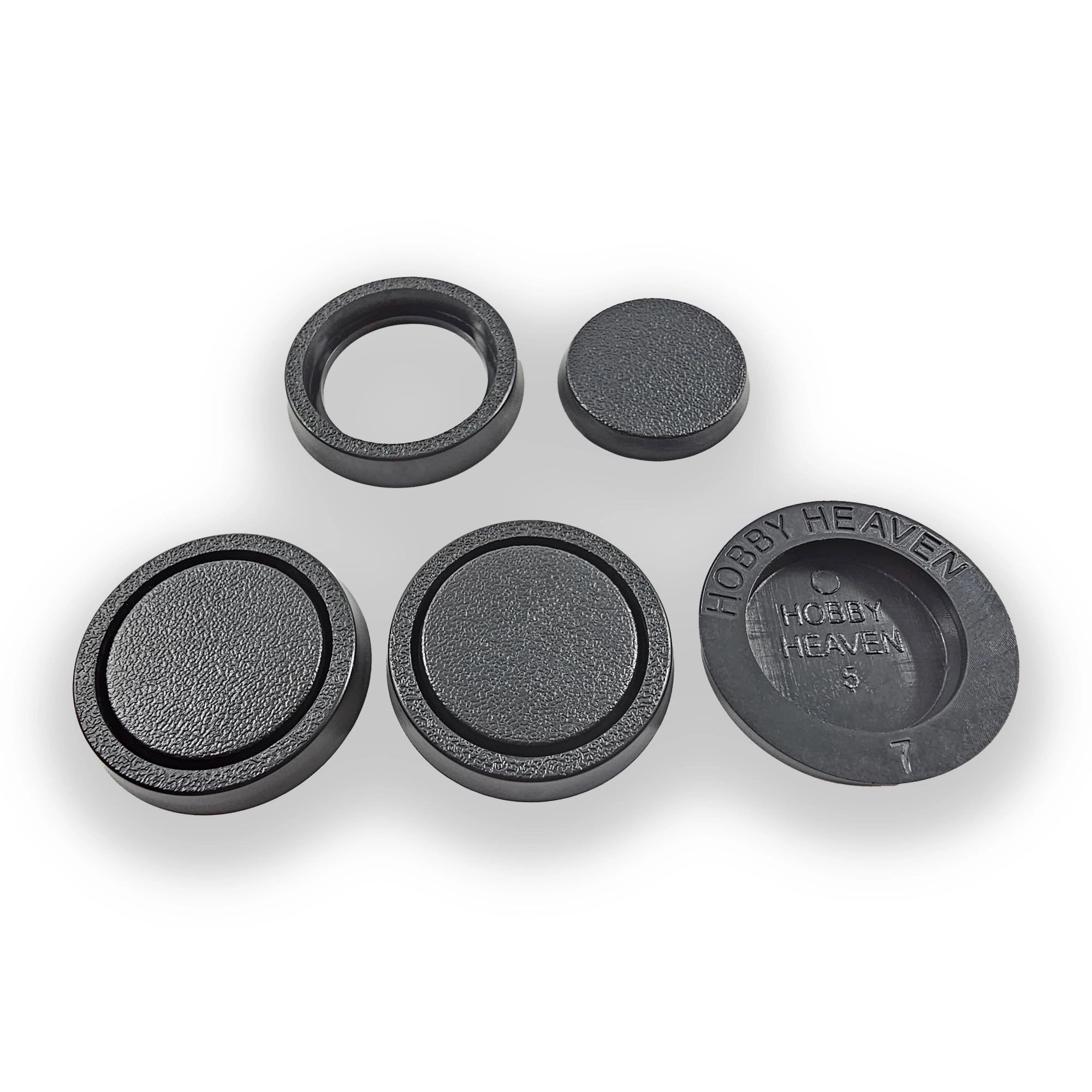 25 to 32mm Round Base Converters - 100 pcs Compatible with square and other shapes