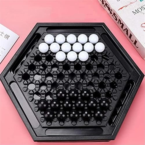 Abalone Marble Strategy Game - Premium Wooden Board Game Set