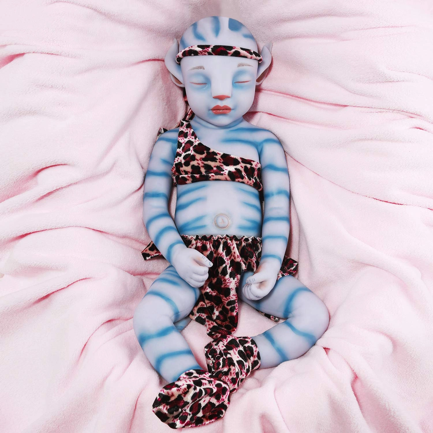 Vollence Na'vi Avatar Reborn Baby Doll - 20 Inch Full body Silicone