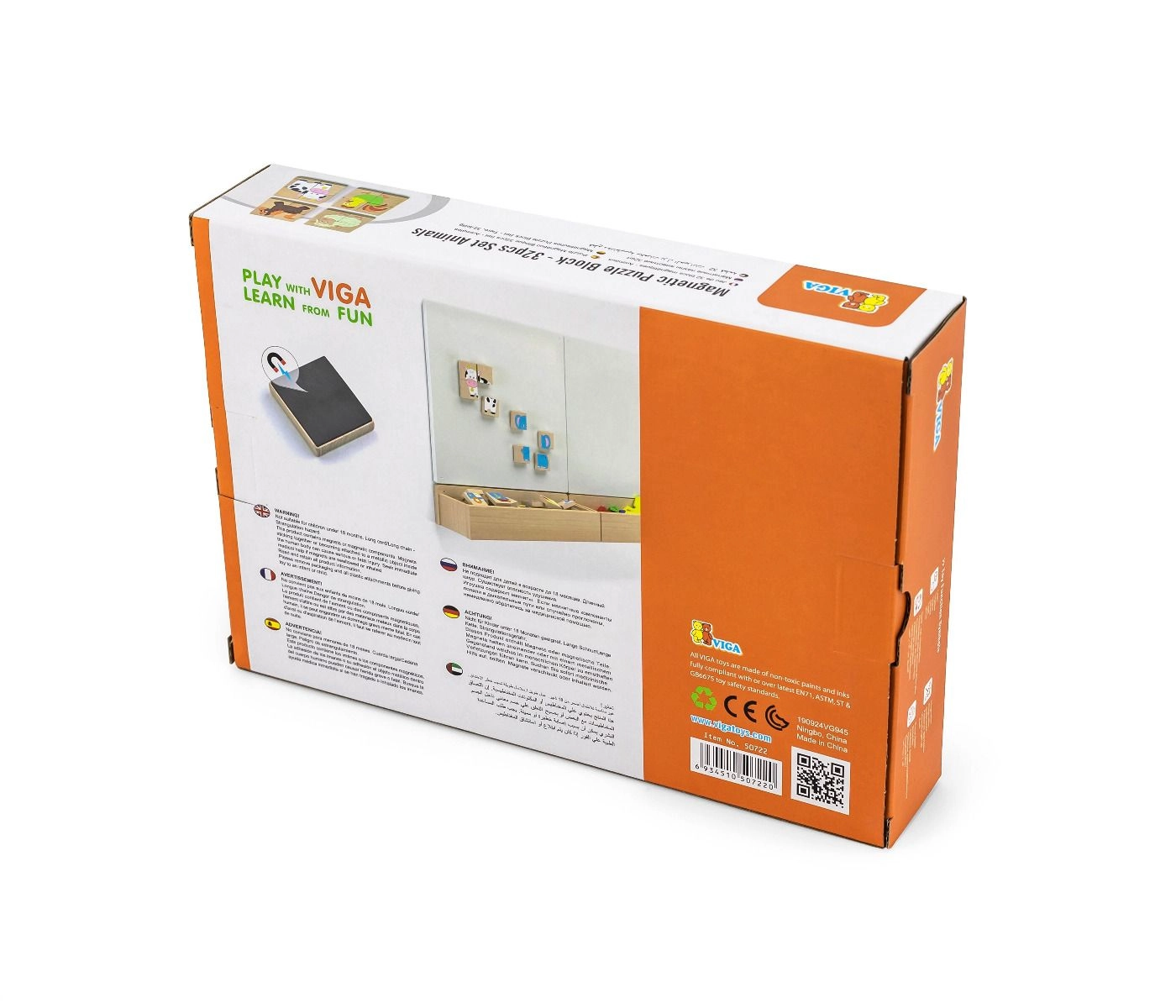 Magnetic Puzzle Block - 3 + 32 pieces