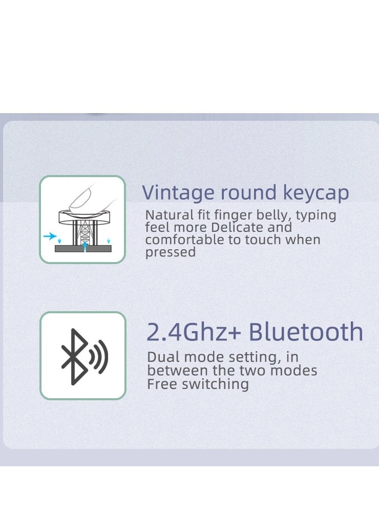Cute Mini 84-key - Wireless