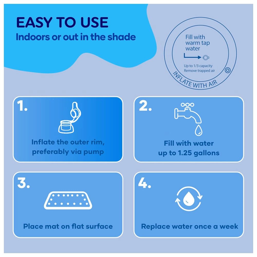 Sensory Pond Pat And Play Water Mat - 3 months