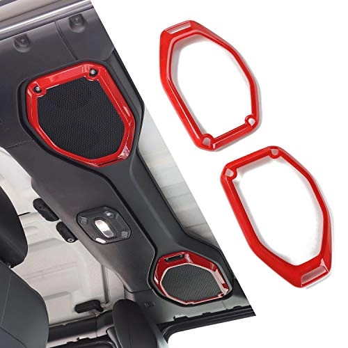 A pillar Speaker Decoration Cover Trim - Wrangler JL JLU & Gladiator JT 2018 2019 2020 2021 2022 2023 2024 A-Pillar