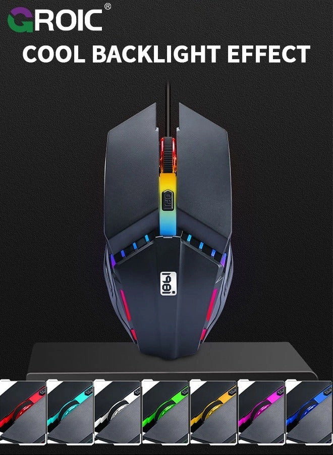 One-Handed RGB Gaming Keyboard + 6D Gaming Mouse