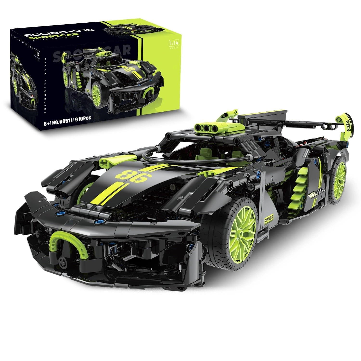 MJDDJA 1:14 Hypercar - 910 pcs