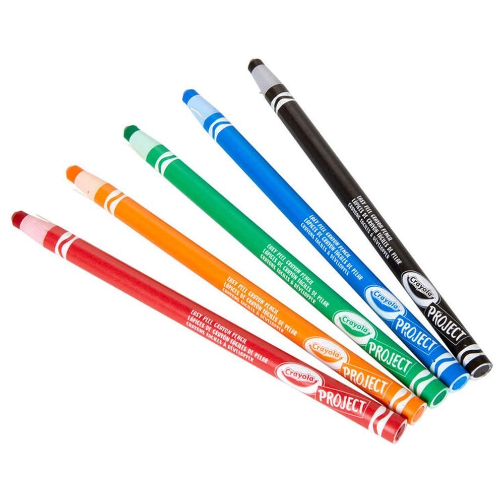 Easy Peel Crayon Pencils - 5 piece(s)