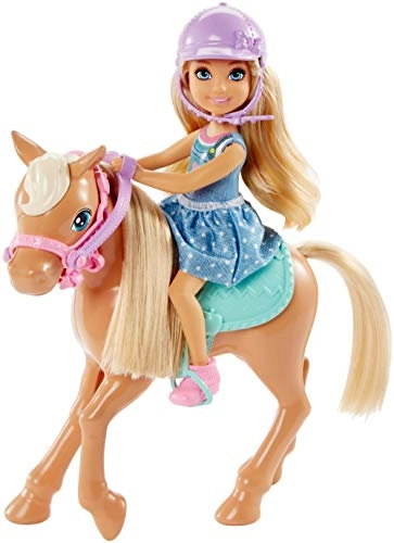 Chelsea Doll - Blonde + Pony - Pink Saddle