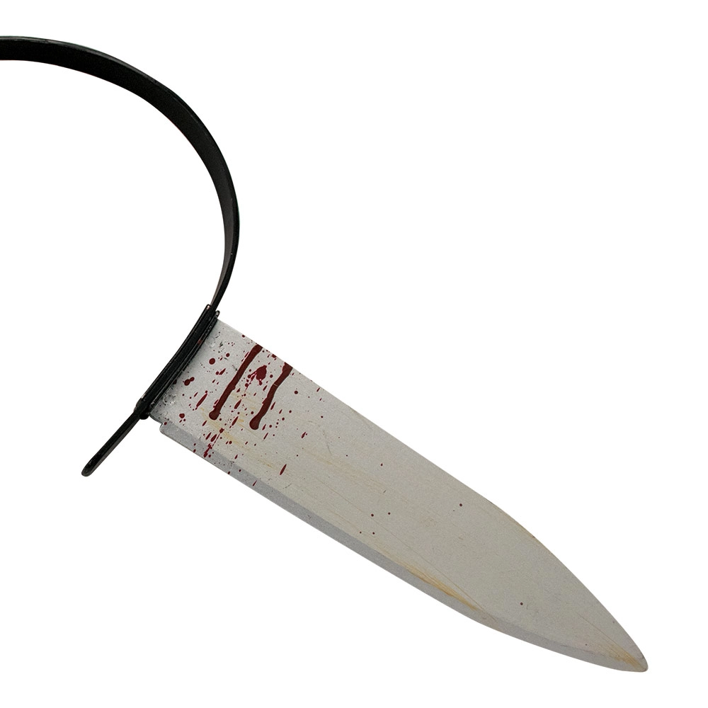 Creepy Zombie Fake Knife Headband - Suitable for 6 years & above