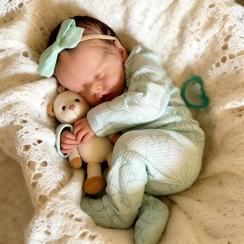 Reborn Baby Doll - 18 inch Silicone Boy and Girl Ages 3+ Bundle