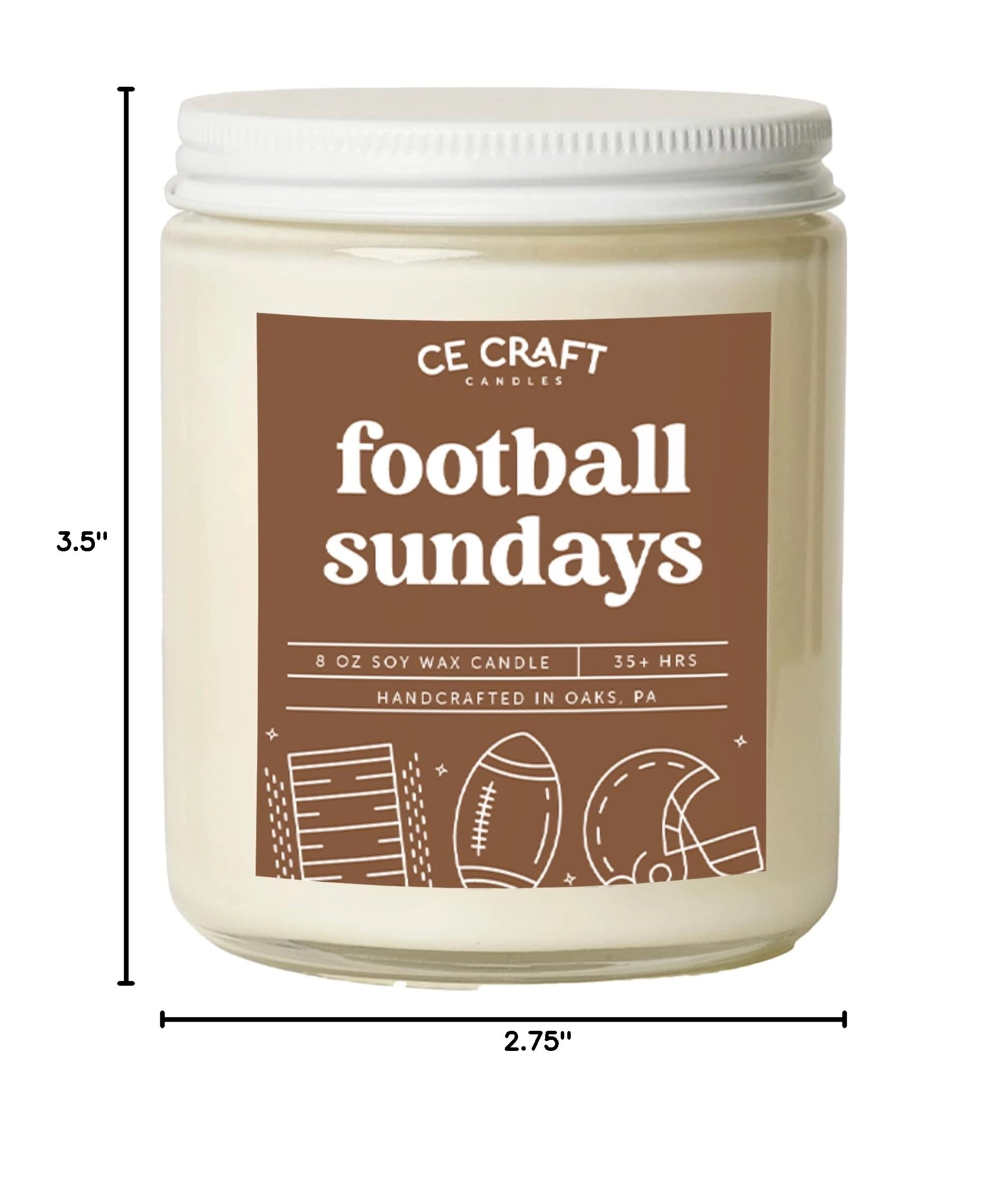 Smells Like a Packers Win Candle - Teakwood & Mahogany 1.0 Count