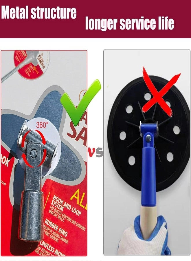 Radial Hand Drywall Sander - 9 Inch Hook and Loop System