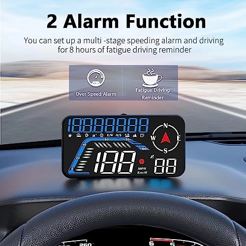 Car Head Up Display - 5.5-inch GPS Compass