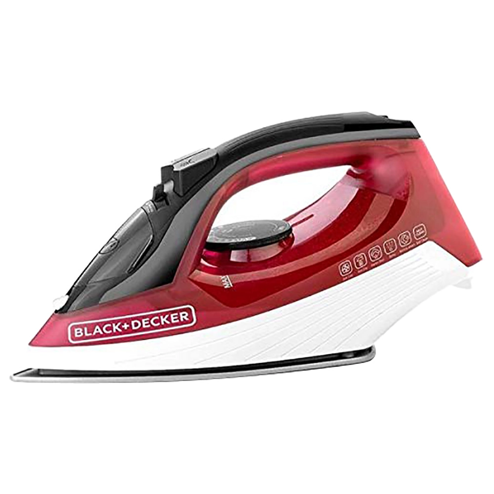 Black & Decker Steam Iron - 1600W 300ml Anti Drip