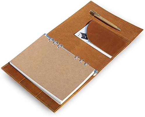 Leather Journal - Refillable A5 6 Ring