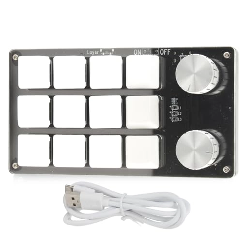 12 Key Programmable Mechanical Keyboard - Wired