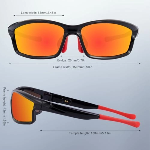 Polarized Sports Sunglasses - Blue