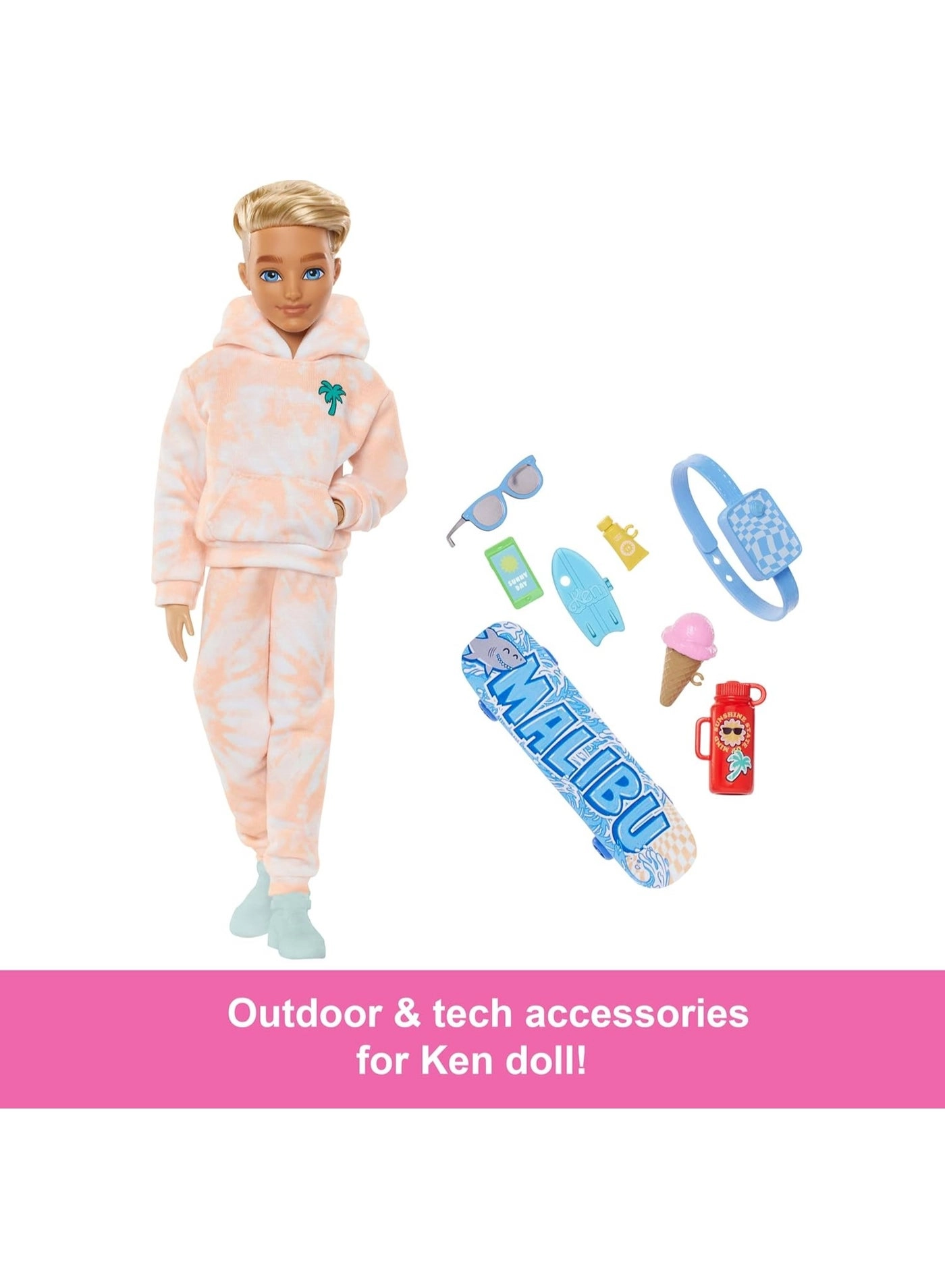 Ken Dream Besties Doll - Posable Accessories
