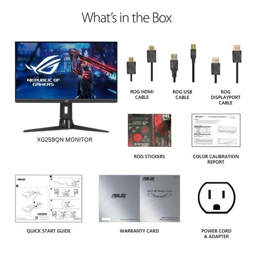 XG259QN - 90LM07J0-B02370 25-Inch 1920 x 1080