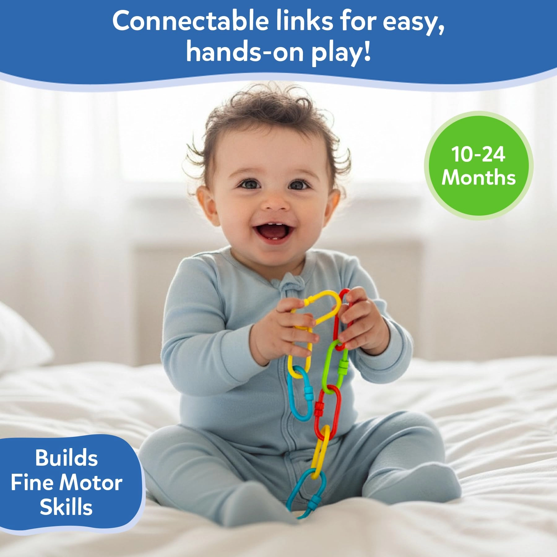 Skillmatics Linkies - 10–24 months 36 pieces