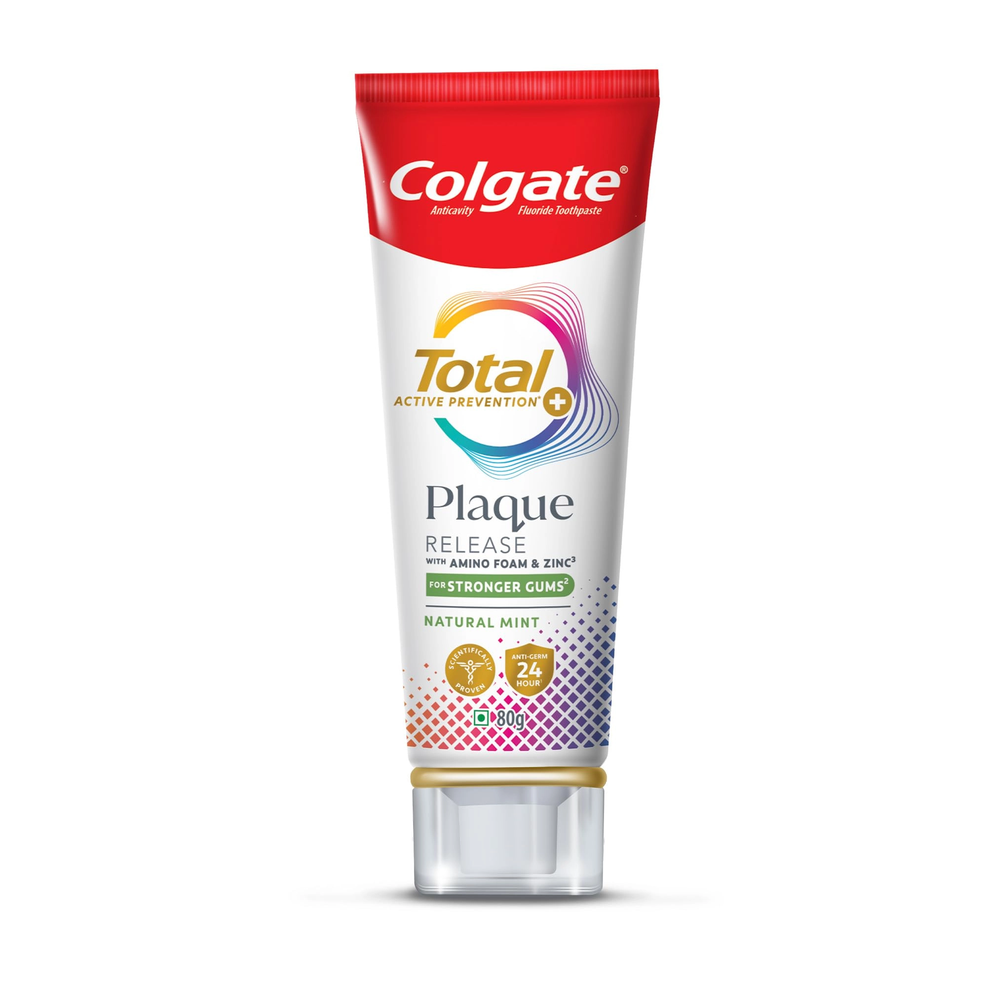 Colgate-Palmolive (India) Ltd Total Plaque Release Amino Foam & Zinc Toothpaste Adult 80g