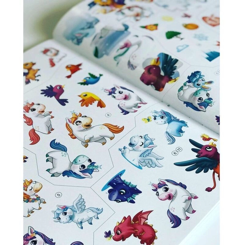 Unicorns and Friends Sticker Book 350 pcs