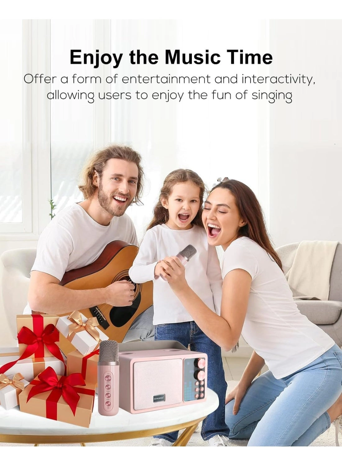 Karaoke Machine - 2 Wireless Microphones