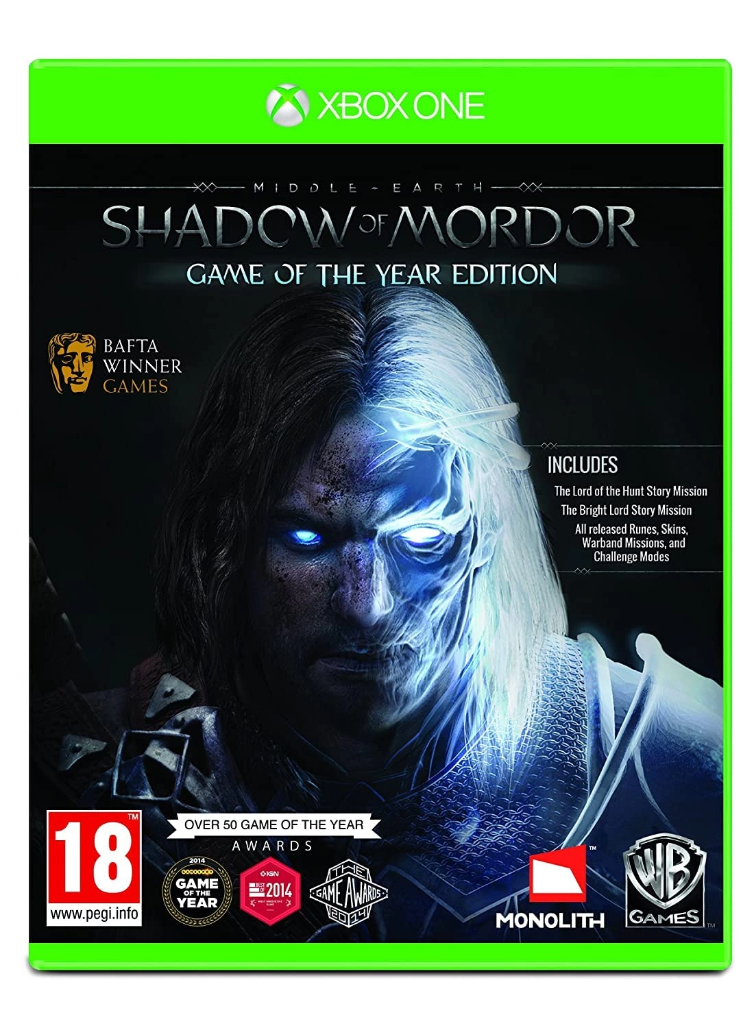 Warner Bros Middle-Earth: Shadow of Mordor Game of the Year Edition - Xbox One