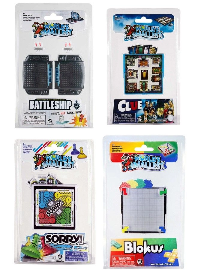 Clue + Sorry + Battleship + Blokus