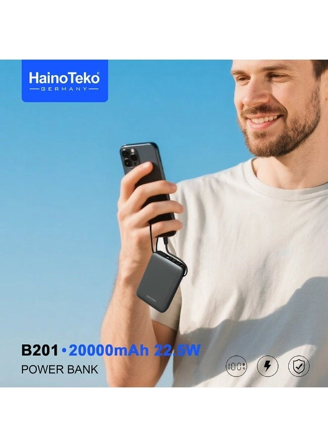 B201 - 20000mAh 22.5W Fast charging