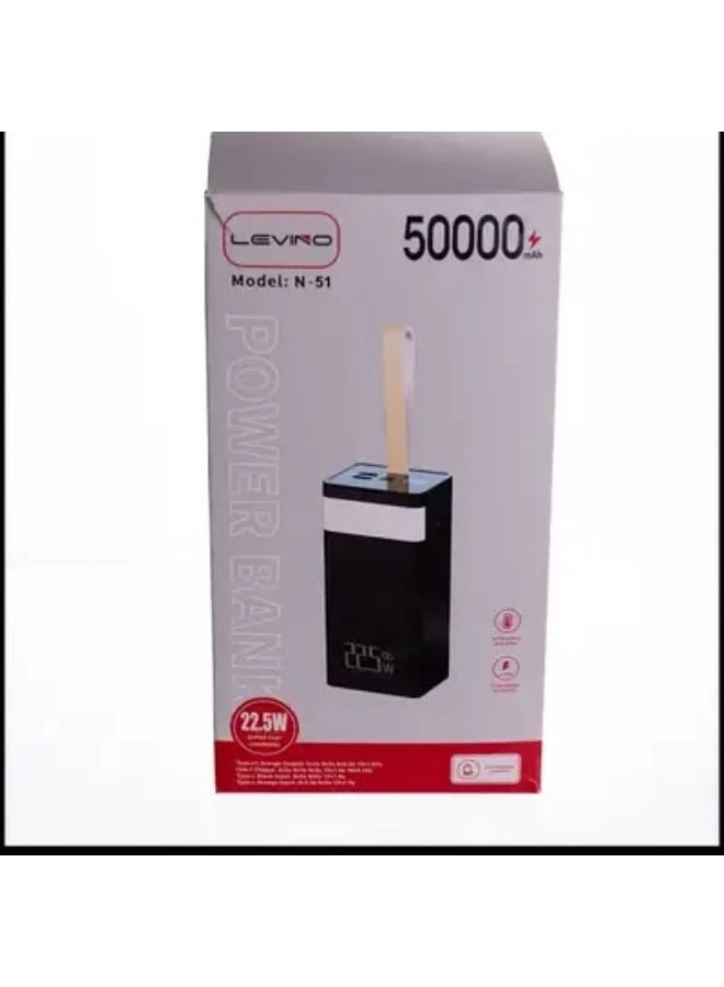 N51 - 50000mAh 22.5W 2 USB 1 Type-C
