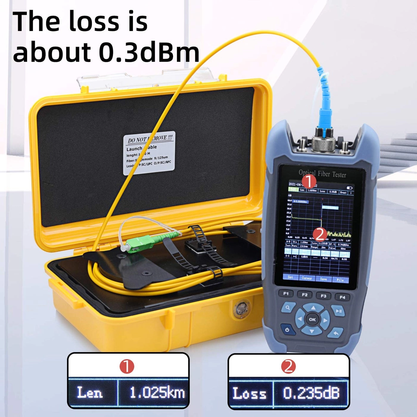 Fiber Optic Test Tool - SC/UPC-SC/APC SMï¼ˆ9/125ï¼‰ OTDR Launch Cable